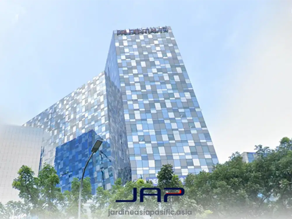 Sewa Kantor Area Kuningan di Prudential Centre 109 sqm Fitted Dekat MRT