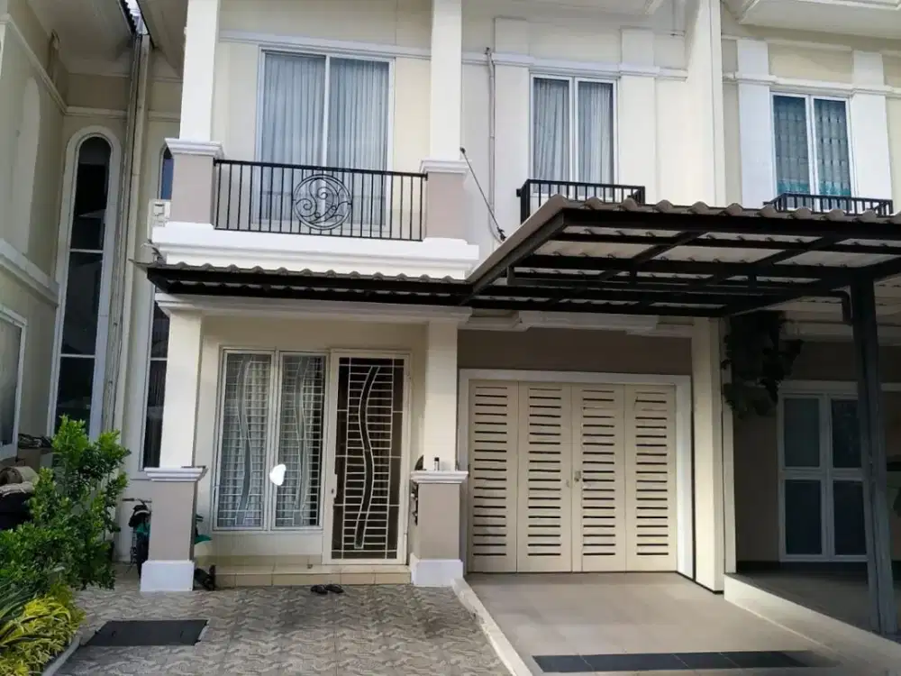 RUMAH CLUSTER IL ROSA GADING SERPONG full kitchen set bisa kpr