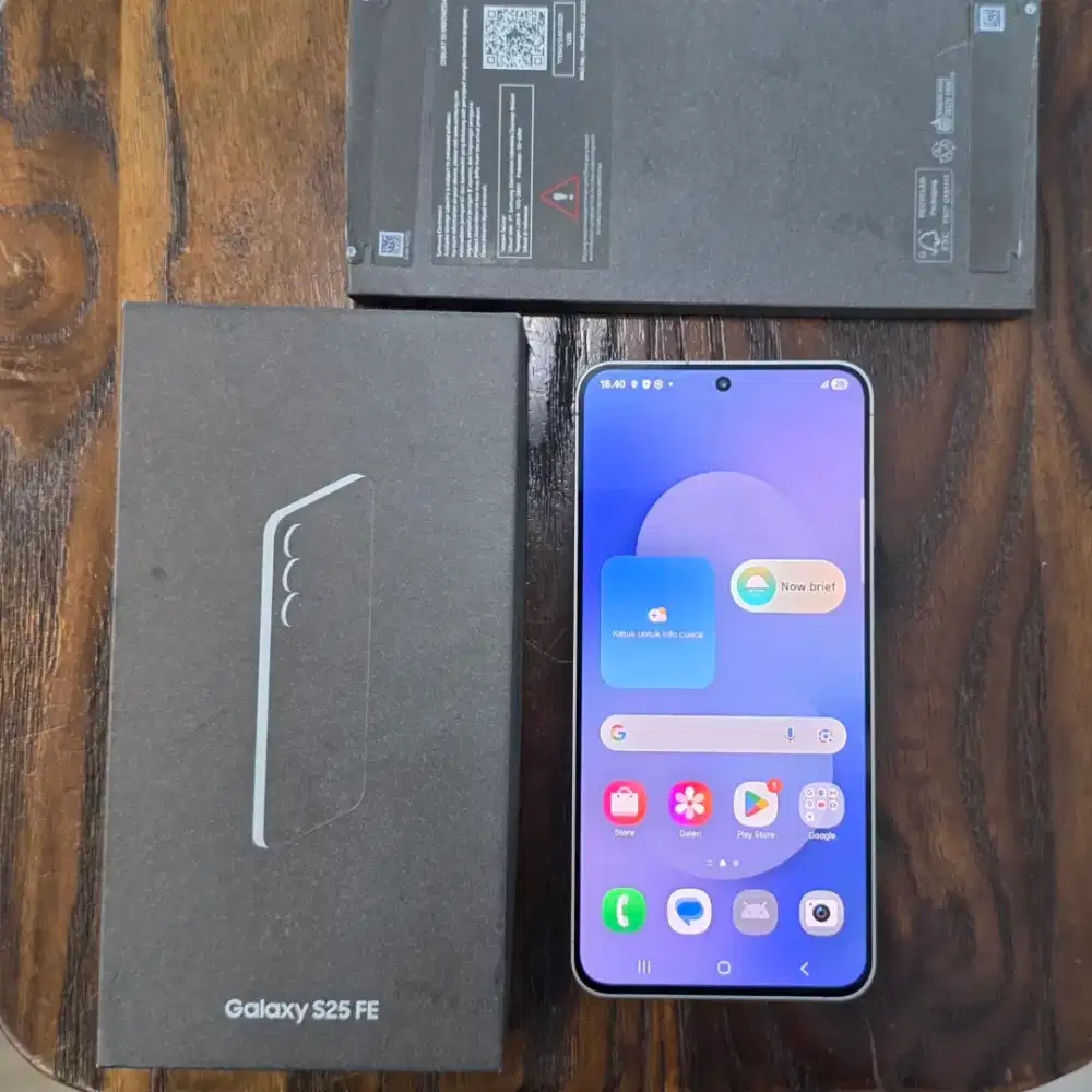 Samsung s25 FE 8/256 second like new pemakain 3minggu resmi indonesia