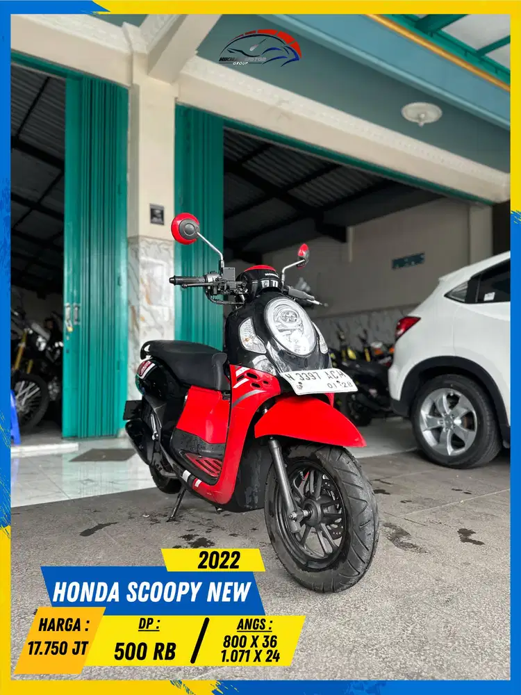 HONDA SCOOPY NEW 2022 LIKE NEW MASZEHH HIKMAH MOTOR KEPUH