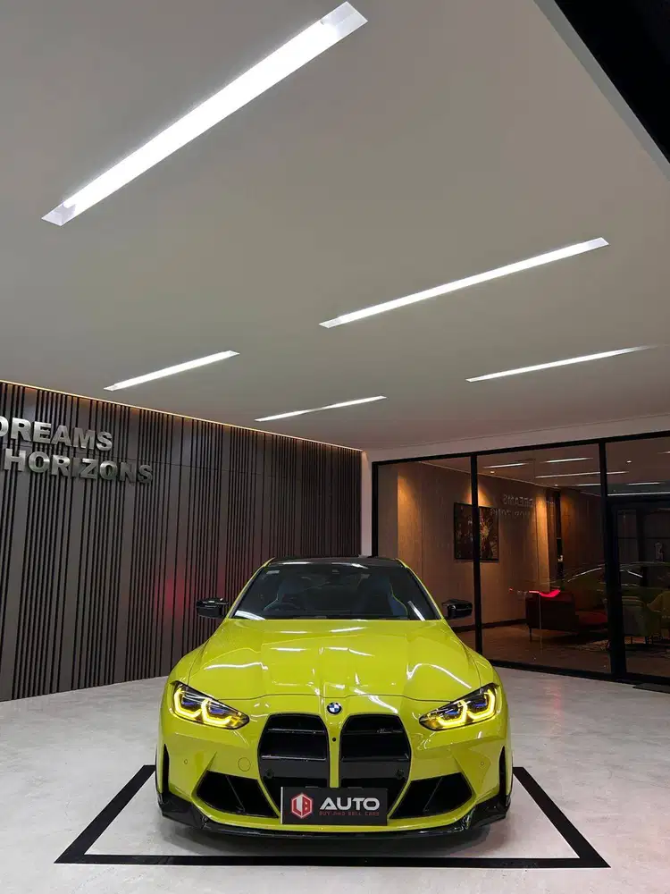 BMW M4 M4C Competition 2023 Kuning i-drive8 Km3rb B15KLS