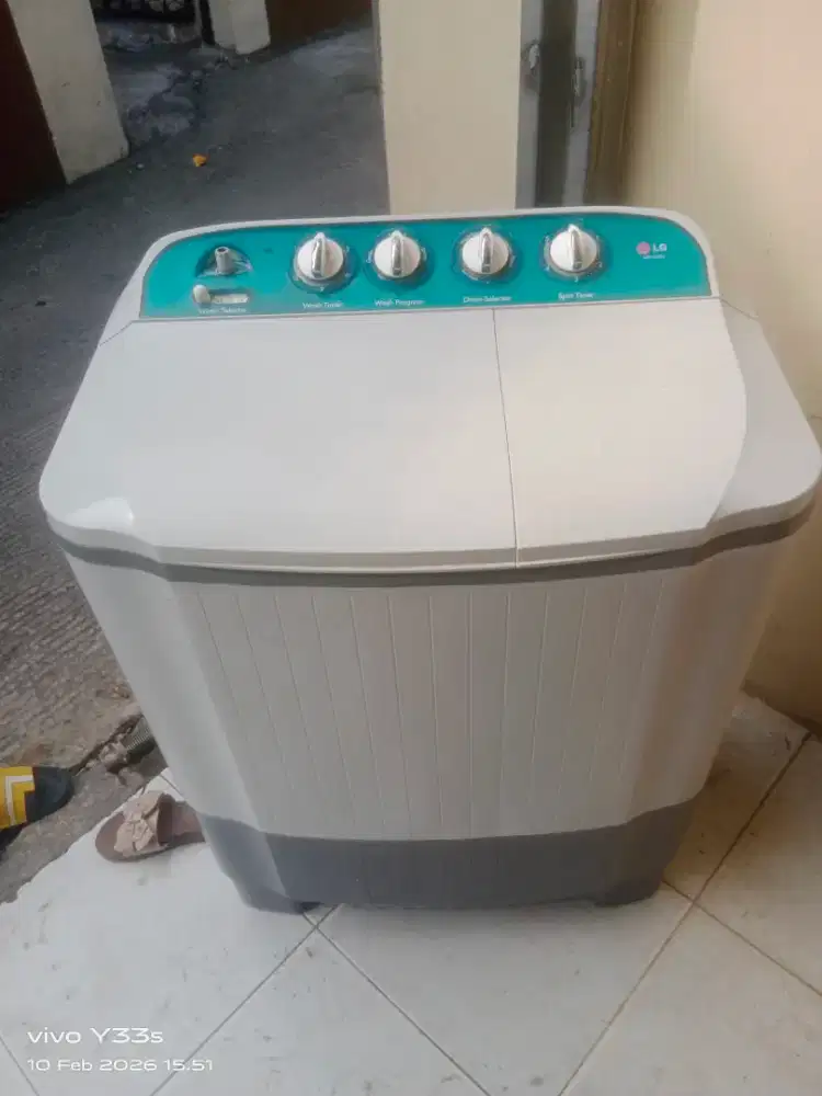 MESIN CUCI MERK LG 6KILO