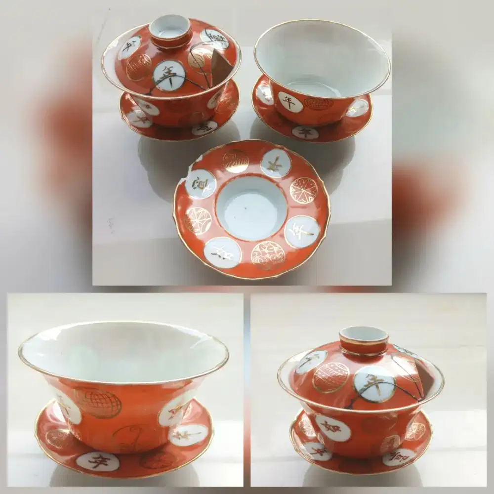 Mangkuk keramik set isi 6pcs, kolpri