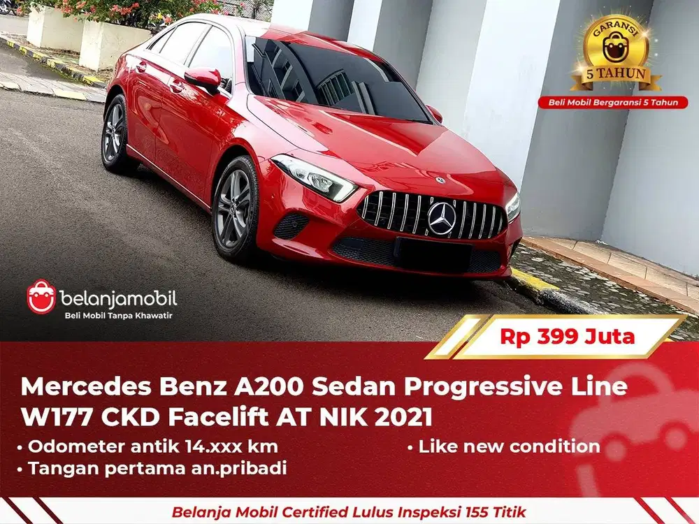 [ KM LOW ] Mercedes Benz Mercy A200 A 200 Progressive 2021/2022