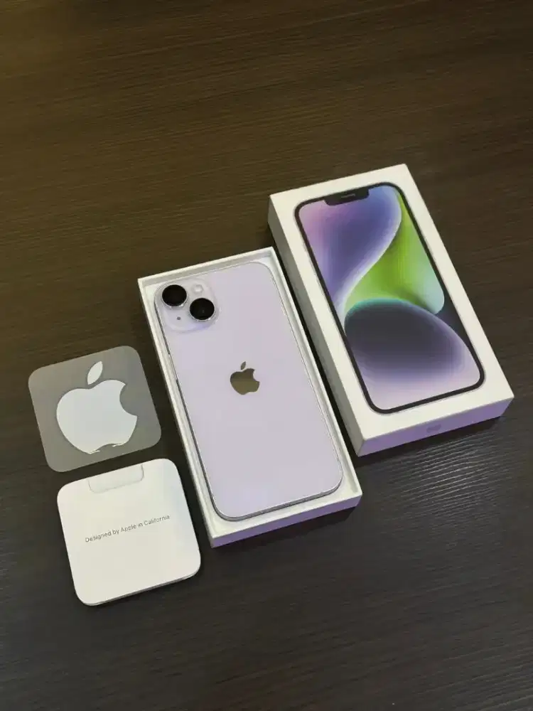 iPhone 14 128GB BH 93%Sinyal All Operator Fullset No minus Originial
