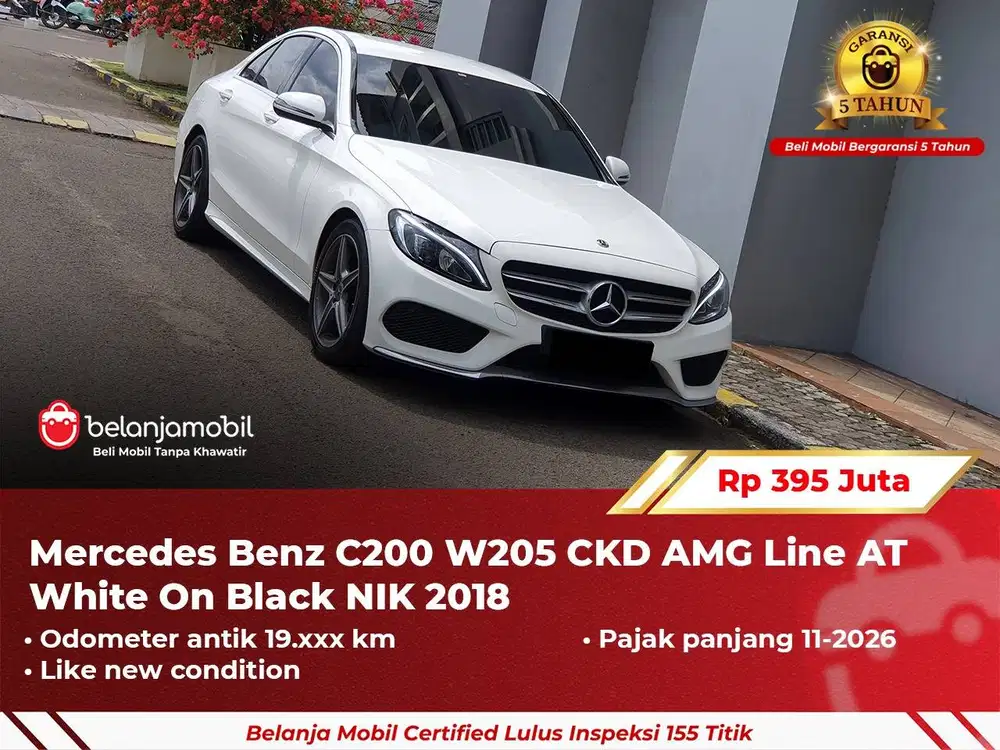 [ LOW KM 19RB ] Mercedes Benz Mercy C200 C 200 W205 AMG Line 2018 2019