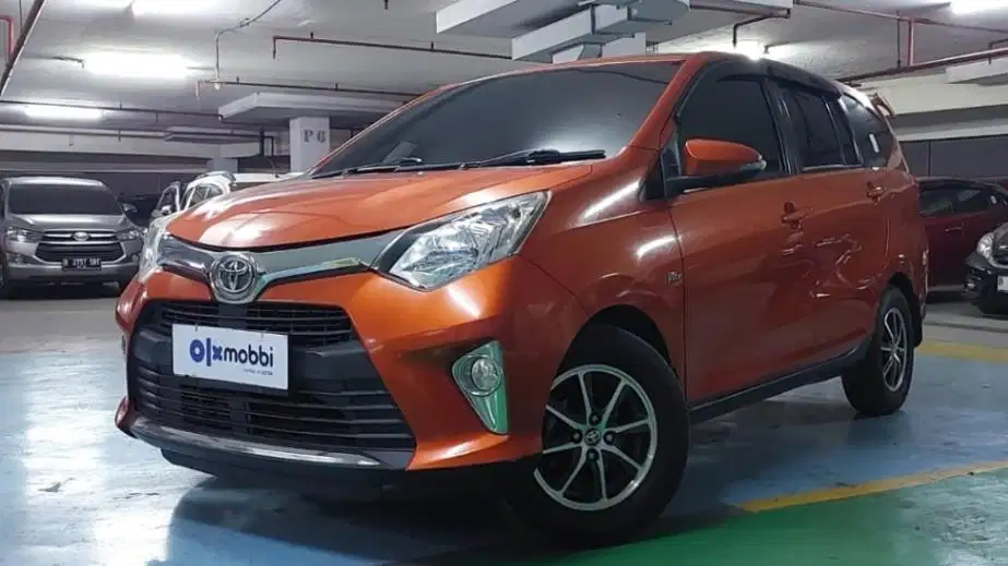 TDP 5,JT,  Toyota Calya 1.2 G Bensin-MT Orange 2018