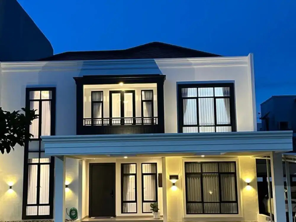 Dijual Rumah Baru Bagus Brand New Full Furnished American Classic Cluster Harmoni Alam Sutera