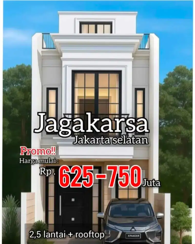 Rumah murah mewah di jagakarsa