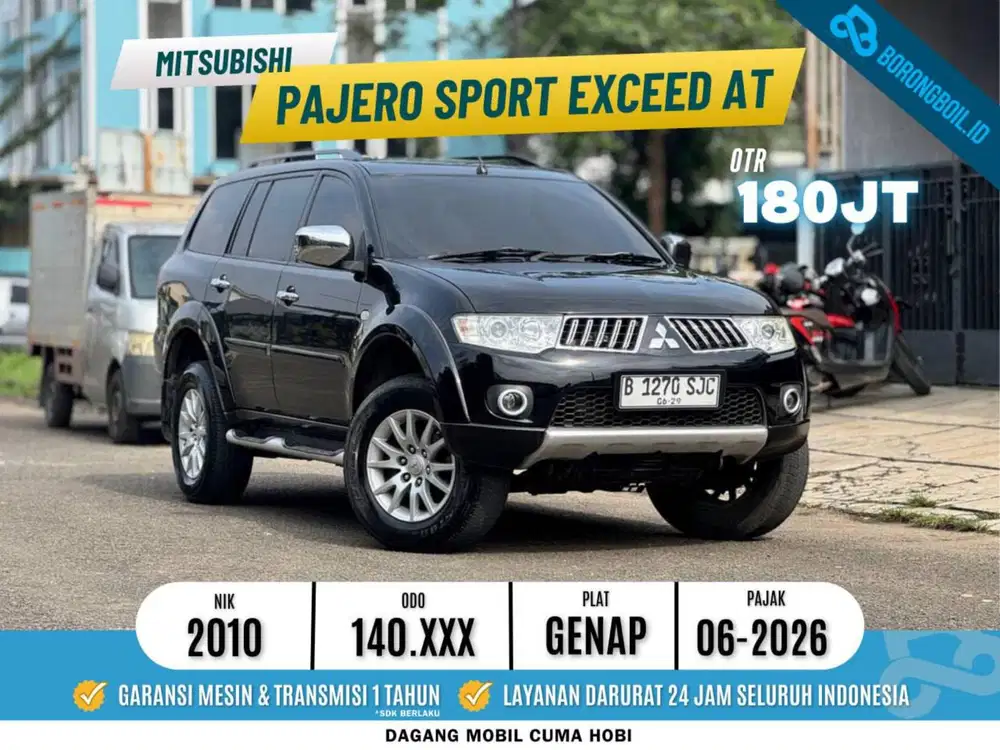 Pajero sport exceed 2010 Hitam
