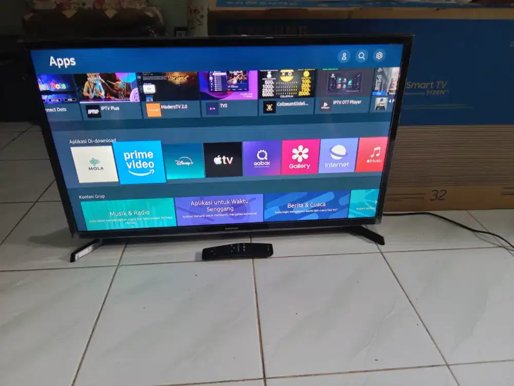 HRGA:1.550NET PAS,MARTV SAMSUNG  TYPE UA32T4500/AK WIFI/HOSPOT LANCAR