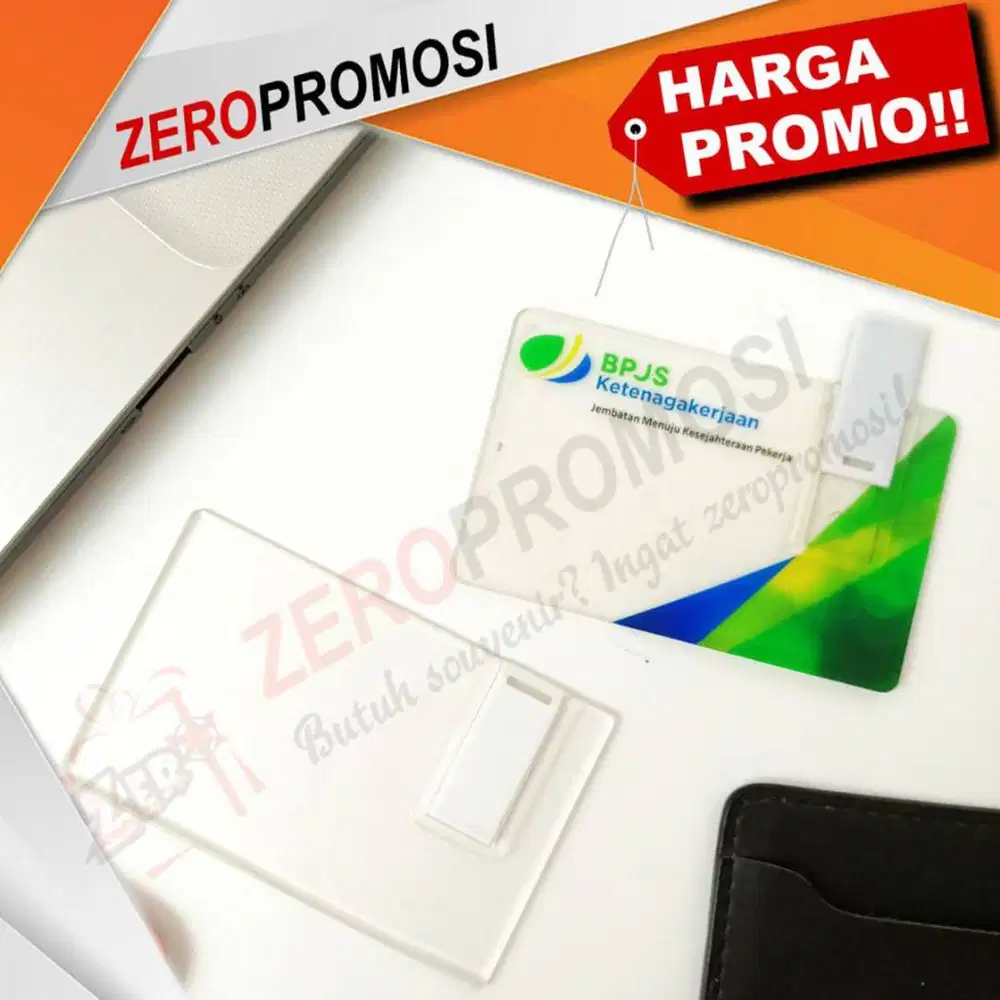 Souvenir USB Plastik Kartu Transparan FDCD11