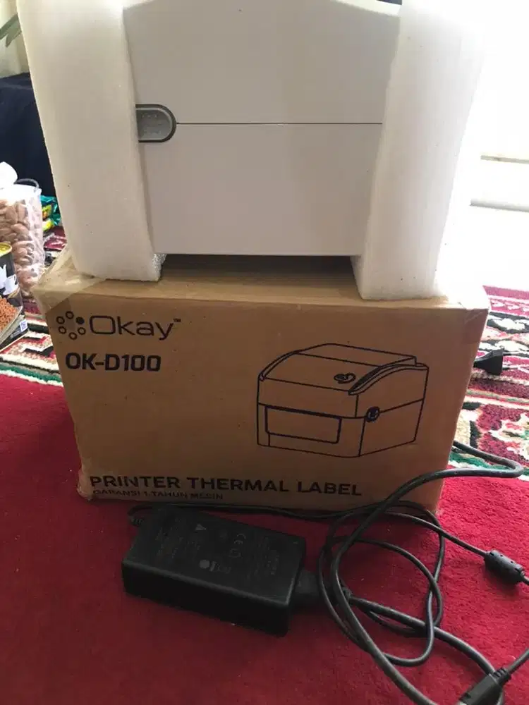 Printer thermal label merk okay