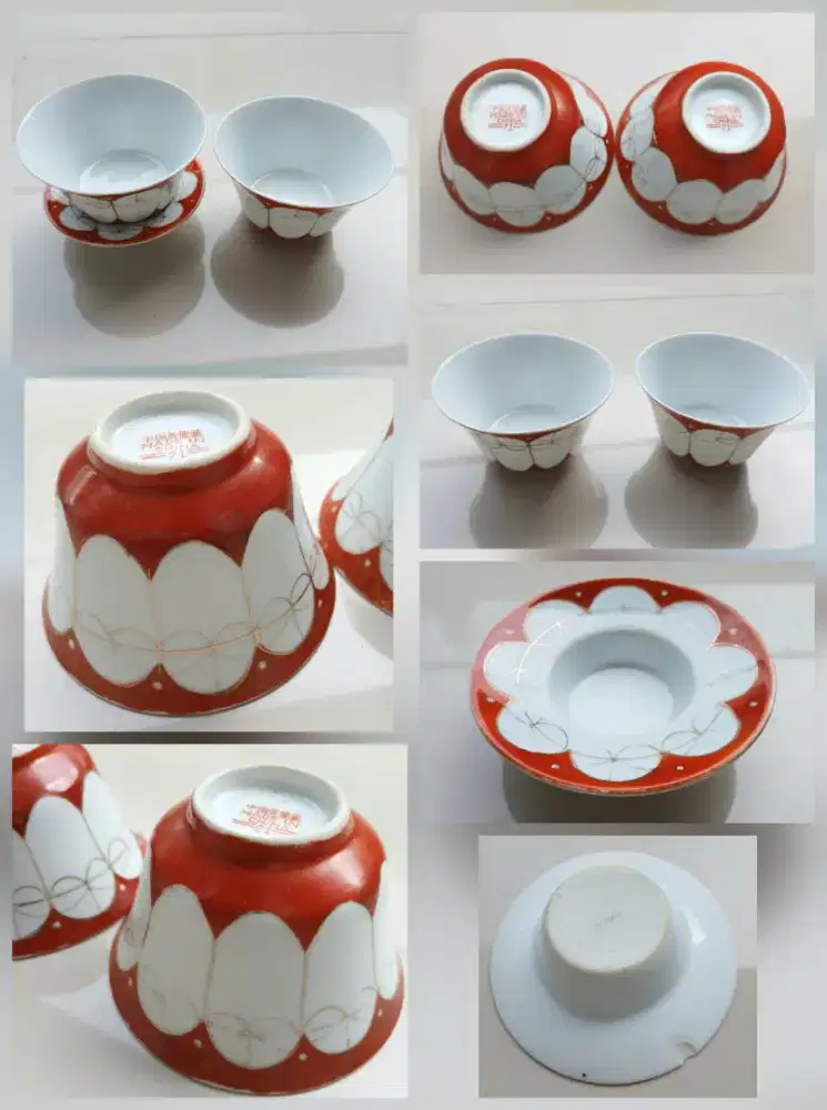 Tutup mangkuk porselen handmade, kolpri