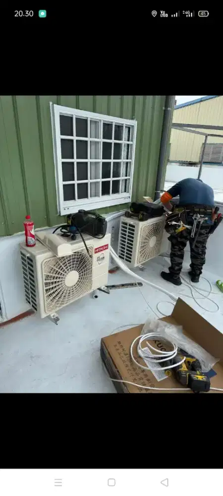 Jasa servis AC kulkas mesin cuci kompa air dll bergaransi