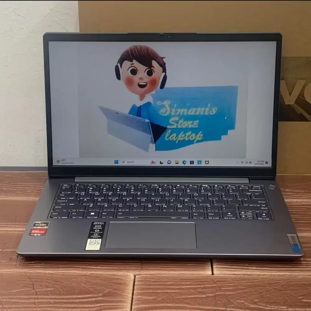 Laptop Lenovo Ideapad slim 3 ryzen 3-5300u RAM 8GB SSD 512GB FHD