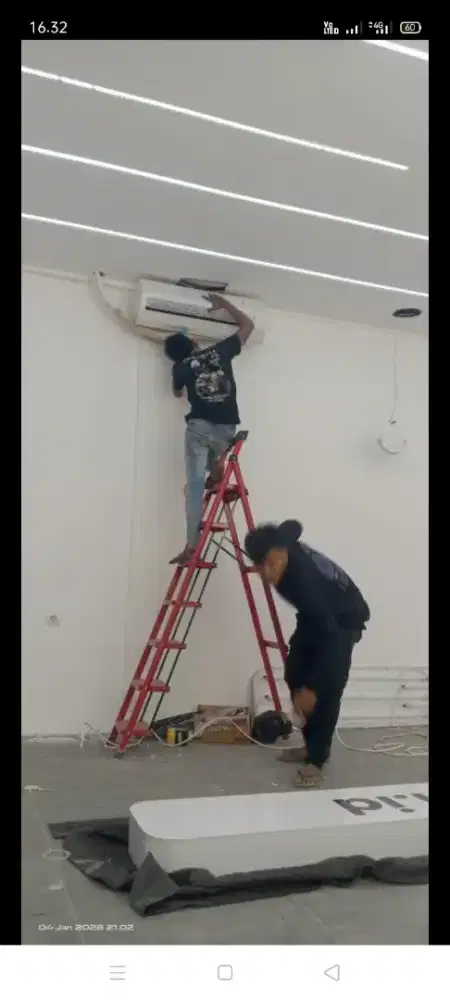 Jasa servis AC kulkas mesin cuci kompa air dll bergaransi