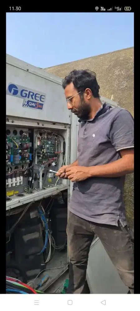 Jasa servis AC kulkas mesin cuci kompa air dll bergaransi