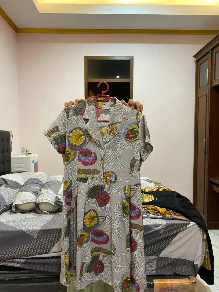 Dress gaun long dres