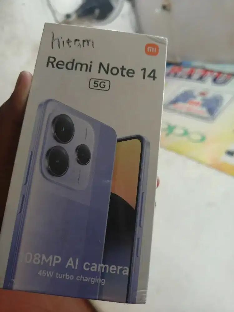 New Redminote 14 5G ram8/256 garansi resmi 1 tahun