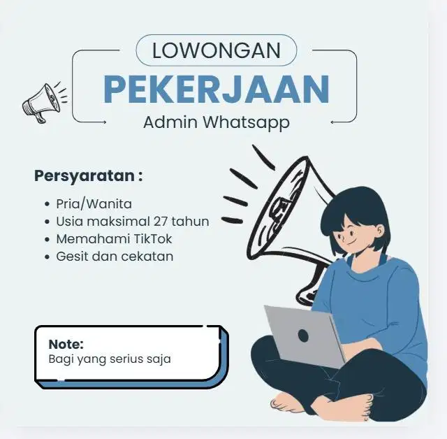 Admin kerja dari rumah