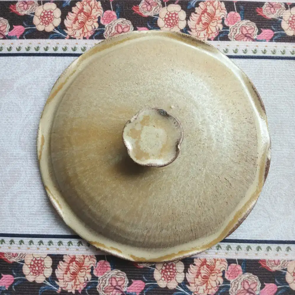 Tutup mangkuk porselen handmade, kolpri