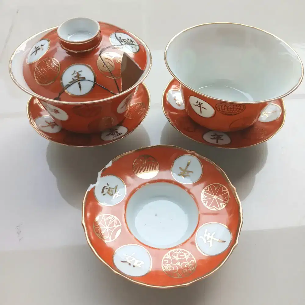 Mangkuk keramik set isi 6pcs, kolpri