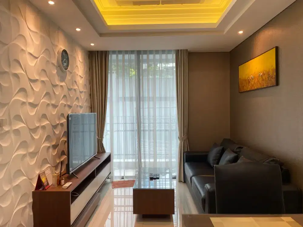 Disewakan Cepat Apartement Cassa Grande 2+1 Br Luas 76 M2 Tower Chianti Full Furnish Jaksel