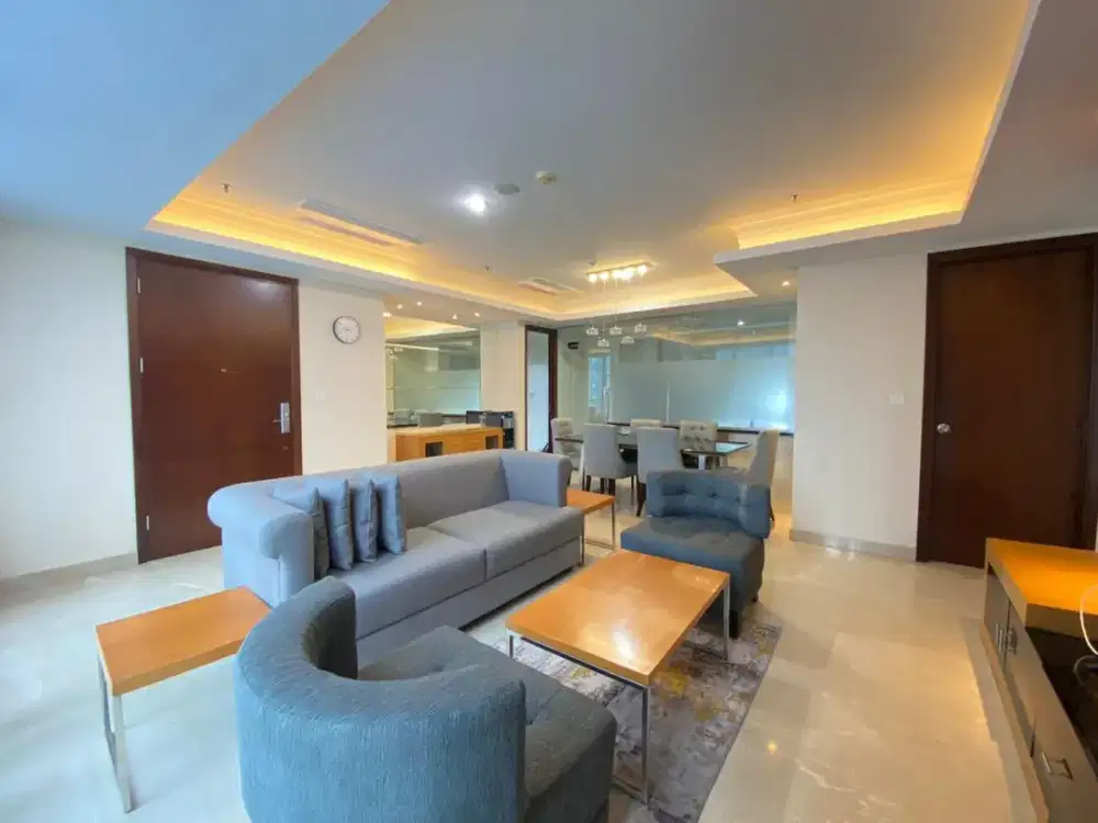 Disewakan Cepat Apartemen Casa Grande Tower Angelo 3 Bedrooms 170 M2 New Furnish Jakarta Selatan