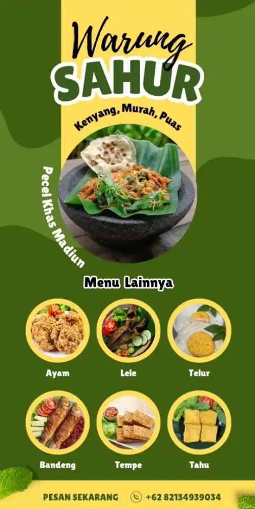 Pecel Madiun spesial Ramadhan