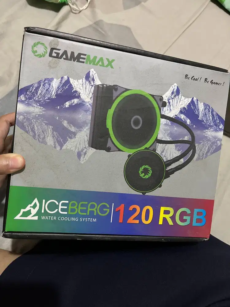 GAME MAX ICE BERG COOLER 120 RGB LIKE NEW JUAL MURAH PENDINGIN CPU
