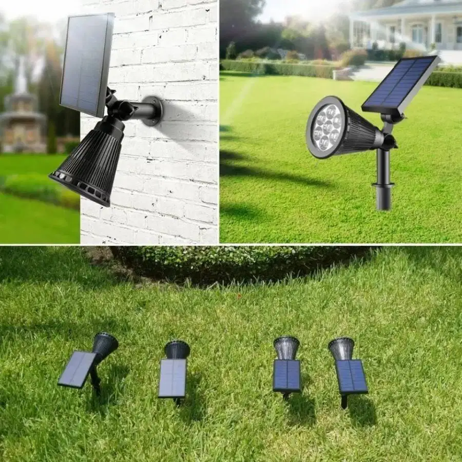LED Lampu Tenaga Surya Outdoor Lampu Taman Waterproof Lampu Sorot Lamp