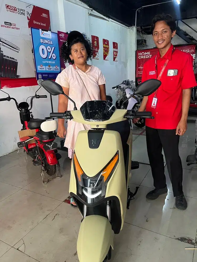 Sepeda Listrik Bisa Cash dan Kredit