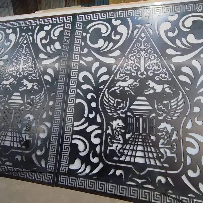 Jasa Laser Cutting Plat Besi Custom (1.0mm - 6.0mm) | Ornamen Pagar &