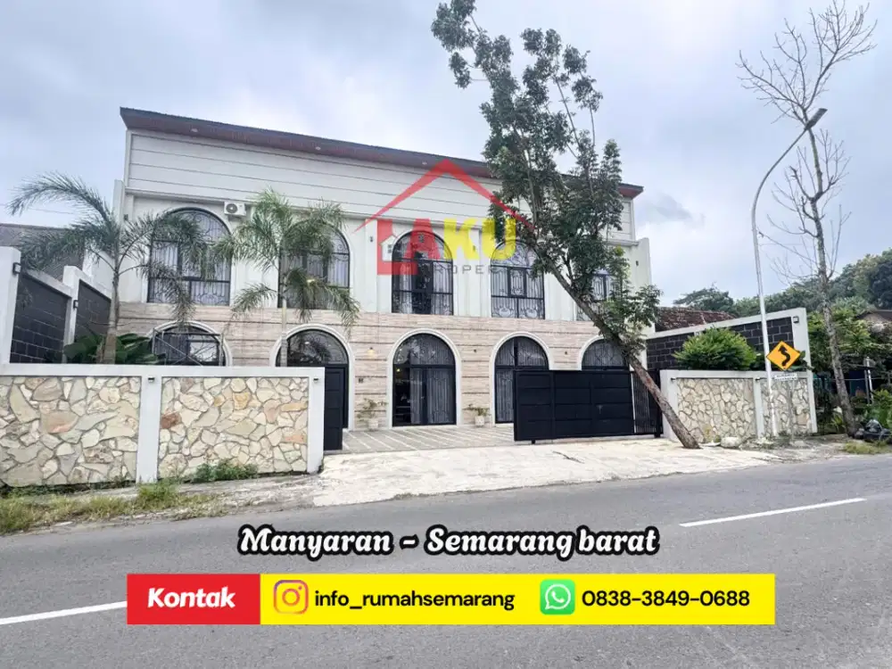 SULTAN VIBES! Rumah Mewah 700m² di Manyaran Semarang Barat, Full Furnished & Granit!