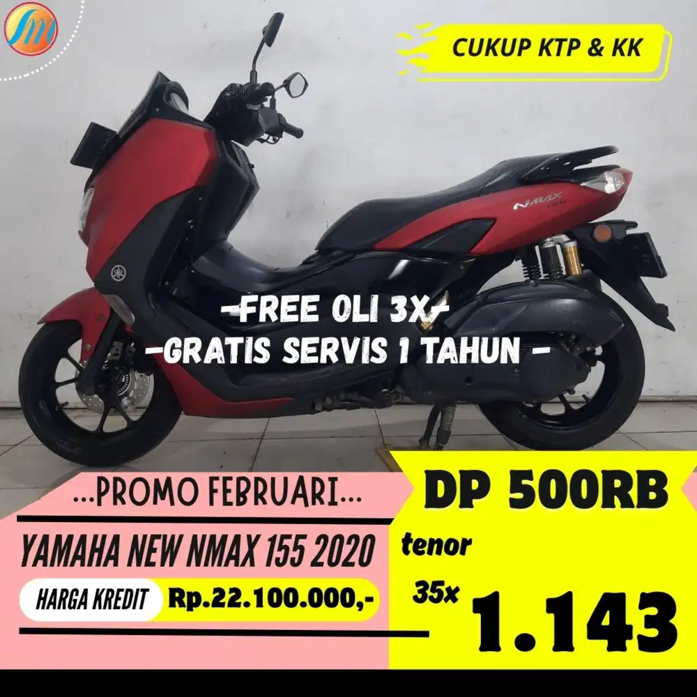 YAMAHA NEW NMAX 155 2020 DP CUKUP 500RIBU ANGSURAN SANGAT TERJANGKAU