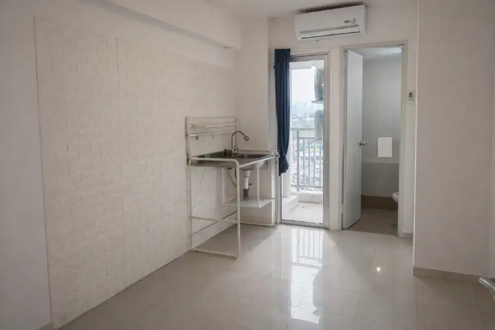 2 Bedroom Un Furnished Heliconia Apartemen Bassura City Free IPL