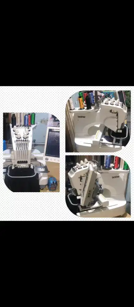 Mesin Bordir Komputer Brother 6 Jarum (Seri PR) – Siap Produksi