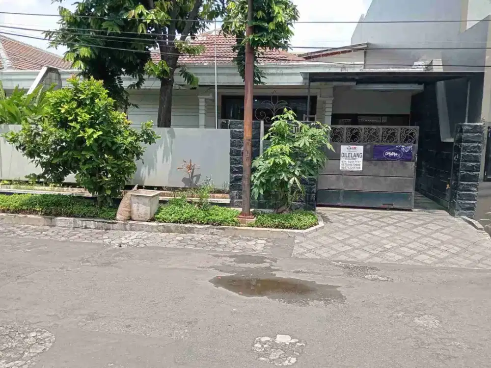 Dijual via  lelang rumah Kertajaya indah lokasi strategis dan kawasan elit