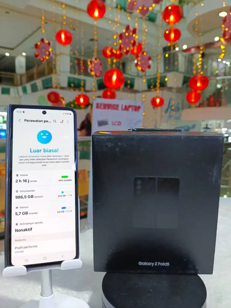 SAMSUNG GALAXY Z FOLD 5 12/1TB SECOND INDO