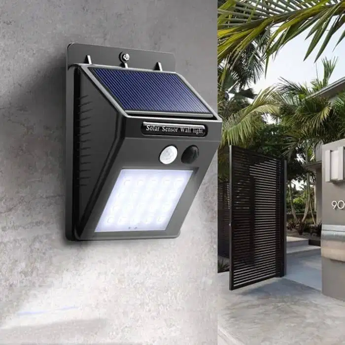 Lampu Taman 30 Led Solar Emergency - Lampu Tenaga Surya - Wall Light