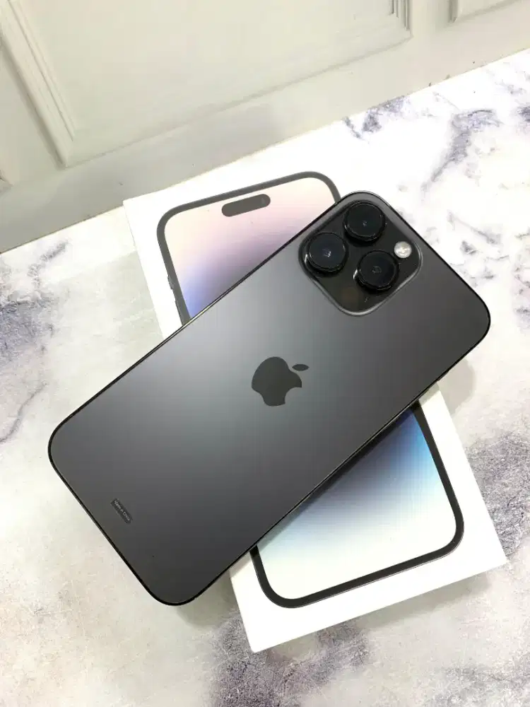 Iphone 14 pro max 1TB space black ibox lengkap