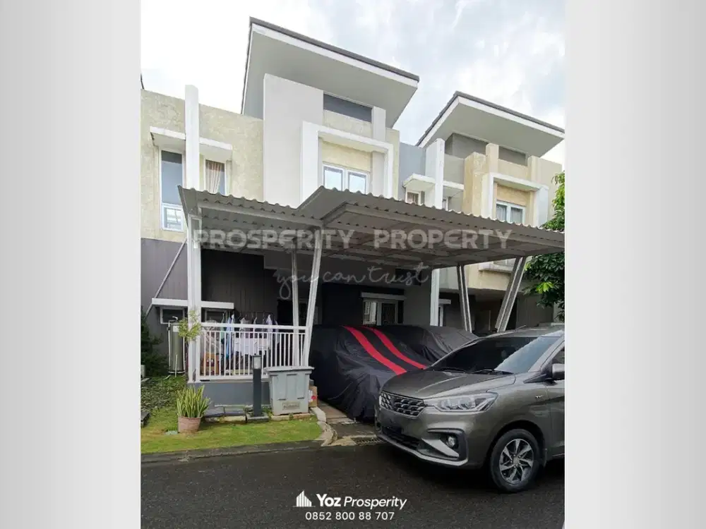 Rumah Sudah Renovasi dan Siap Huni di Cluster Rossini Symphonia Summarecon Gading Serpong Ada Akses Khusus ke Danau Untuk Penghuni