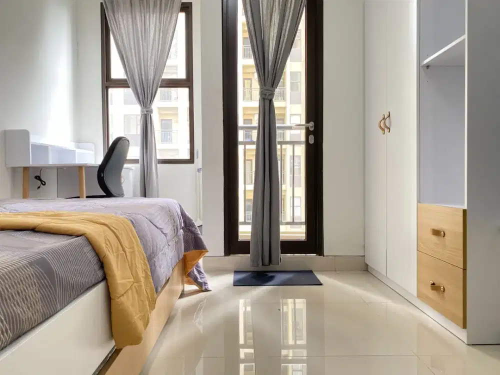 Apartemen Trans Park Cibubur Studio Full Furnished Single Bed Double Lantai 11