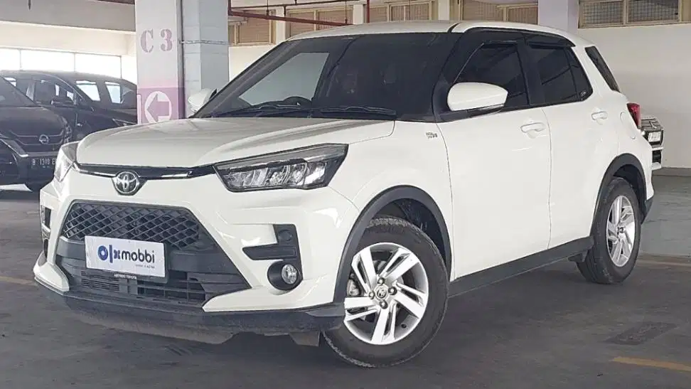 TDP 9,JT, Garansi Mesin 1th Toyota Raize 1.2 G Bensin-AT Putih 2022
