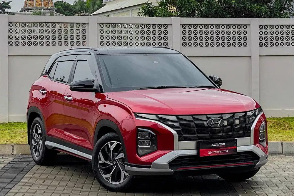 Hyundai Creta Prime 1.5 Sunroof Panoramic AT Matic 2022 Two Tone Merah