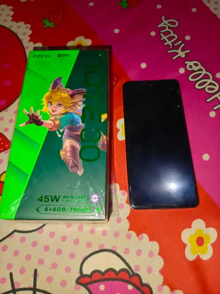 Infinx note 30 8+8/256 mulus komplit