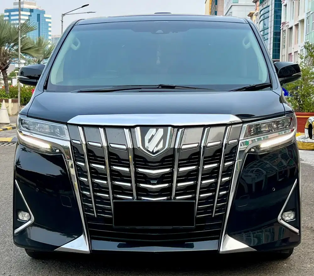 Toyota Alphard G ATPM 2020 Antik Low KM Murah Bekas Hitam Genap Top