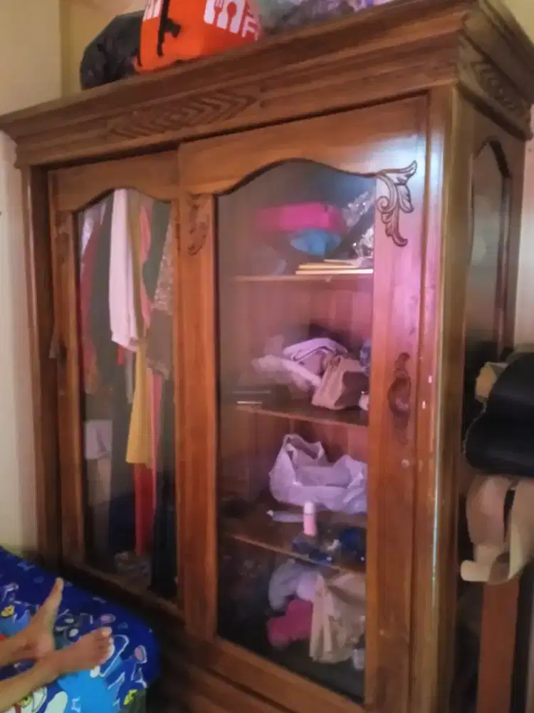 lemari Jati asli ukuran besar