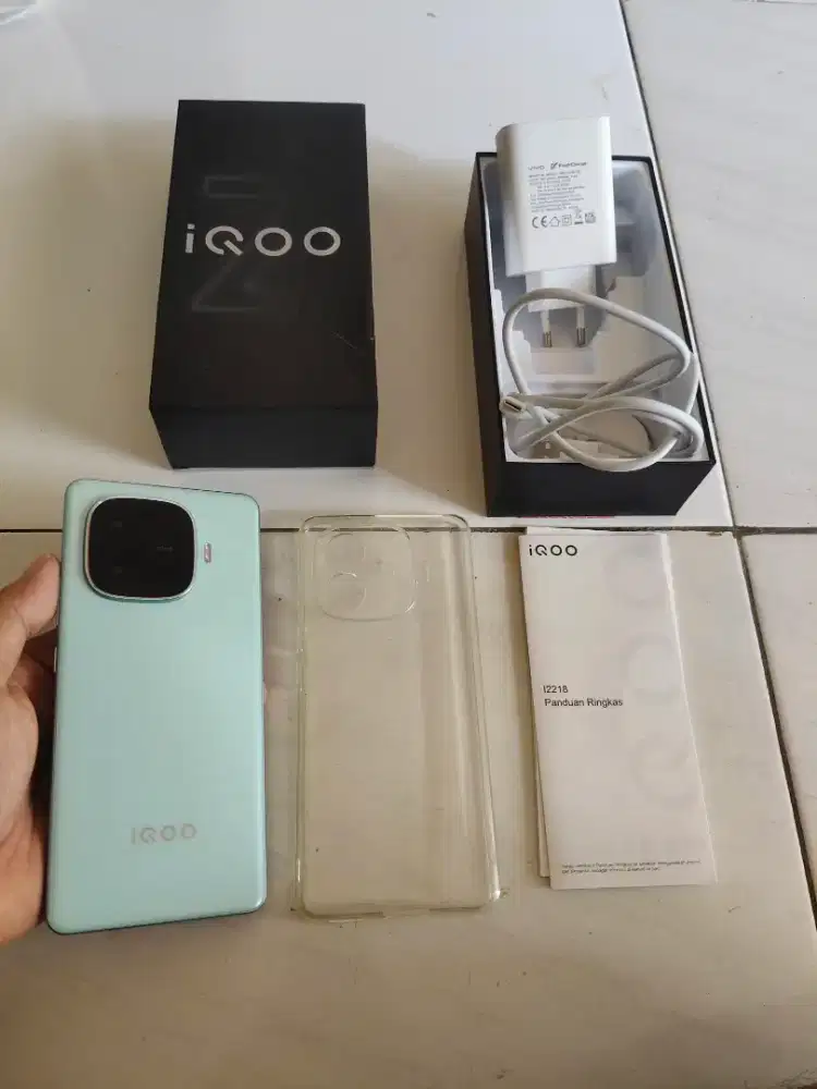 Iqoo z9 5g 12/256 resmi baterai health 100 persen